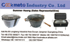 Light Weight Portable Metal Barbecue Bucket Stand Rank Grill With Charcoal Tray