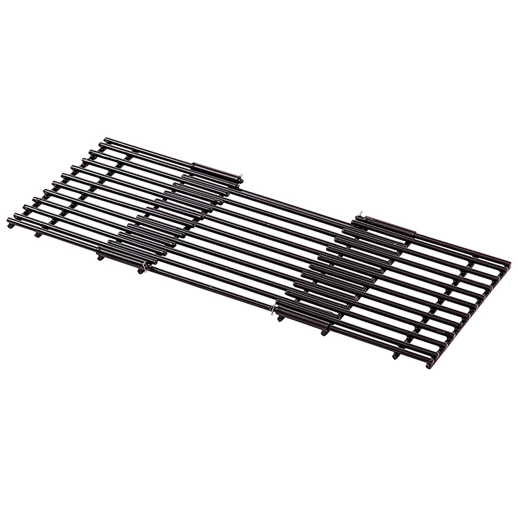 High Quality Porcelain Coated Cast Iron Stainless Steel Universal Adjustable Grill Cooking Grate BBQ Wire Grill