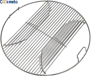 Food Grade Kitchen Equipment Round Iron Fire Pit Grill Healthy Material BBQ Charcoal Grate