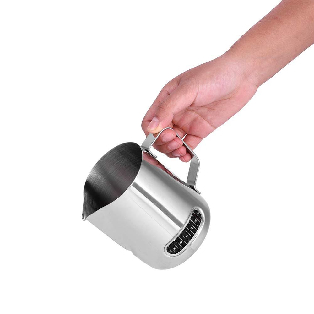 Stainless Steel Coffee Tools Cups Espresso Pitcher Latte Art Milk Frothing Cup with Temperature
