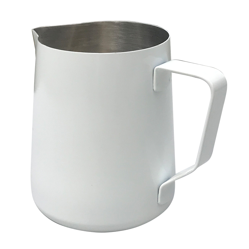 White Milk Jug Garland Cup for Milk Tea Coffee Espresso Machines