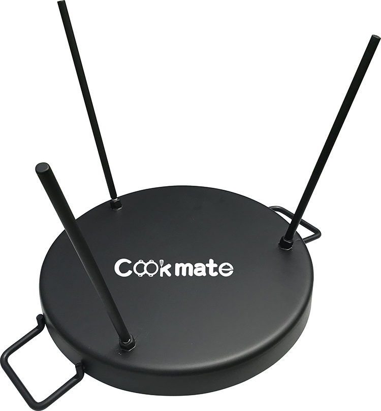 Cookmate Portable Stand-Up Easy Installation Beach Grill Campfire Campfiregrill Cooking Outdoors Pan