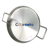 Outdoor Kitchen Cookware Cooking Ware Round Stainless Steel Frying Pan With 3 Legs