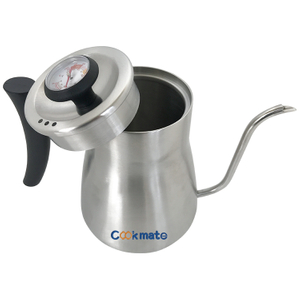 Stainless Steel 304 Kettle Cheap Pour Over Coffee Pot With Integrated Thermometer Suitable