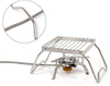 Outdoor use multi-functional cooking set China manufacturer portable stainless steel camping folding rack charcoal grill