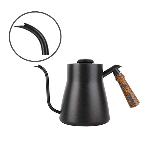 Cookmate Pour Over Flow Spout And Thermometer Barista Standard Gooseneck Coffee Kettle