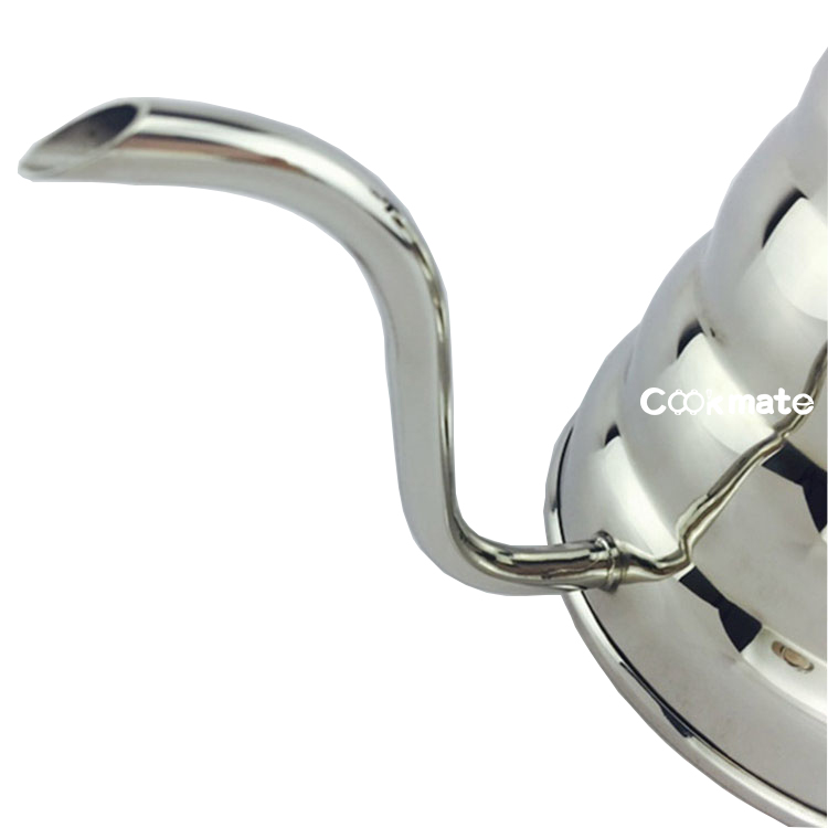 The Best Coffee Pot Enamel Milk Jug 304 Stainless Steel Long Spout Coffee Kettle