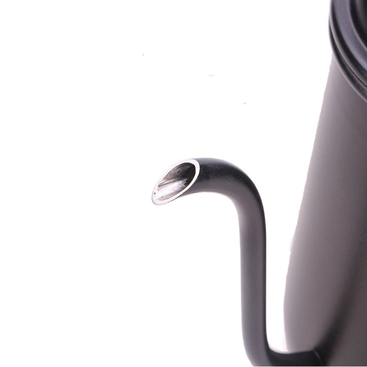 650ML Gooseneck Spout Kettle Thicken Strong Stainless Steel Drip Coffee Kettle Plating Colorful Pot Long Mouth Coffee Pot Teapot