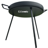 COOKMATE Enamel Glazing Non-stick Cookware Sets with 3 Legs Outdoor Beach BBQ Camping Picnic Campfire Griddle Pan