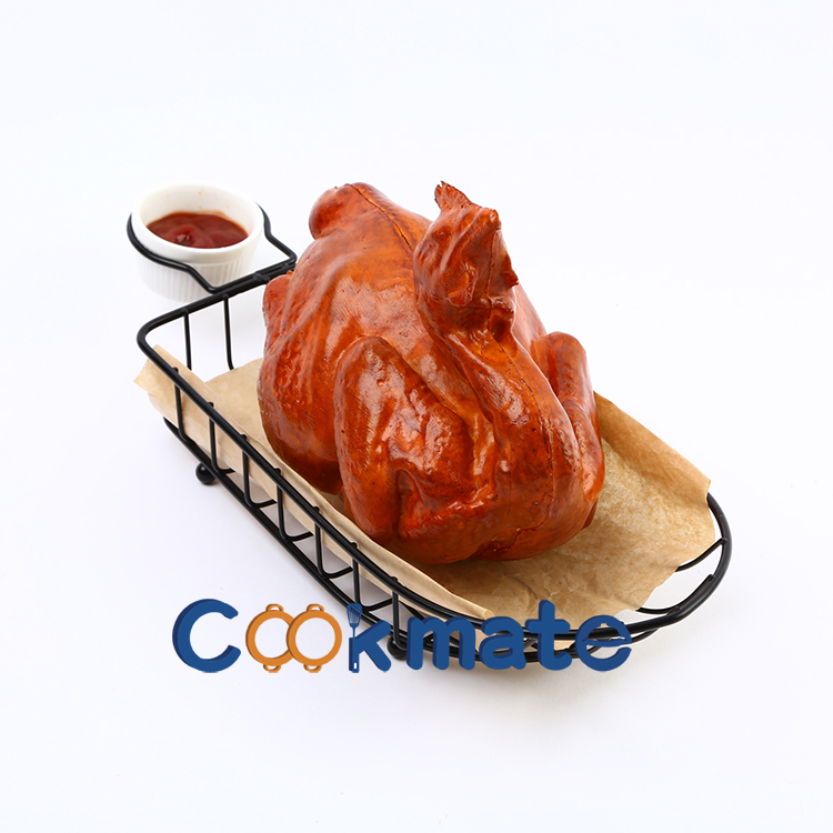 Cookmate black powder coating boat-shaped braid lace frenchfries bread loaf chicken basket baking dishes & pans