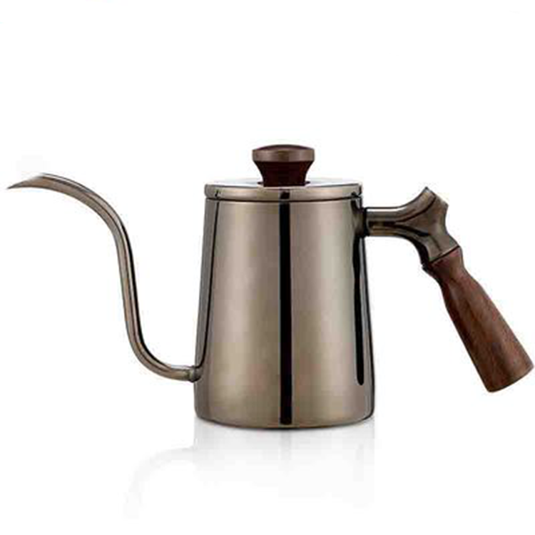 304 Stainless Steel Gooseneck Coffee Pot Thin Spout Tea Pot Pour Over Drip Coffee Kettle