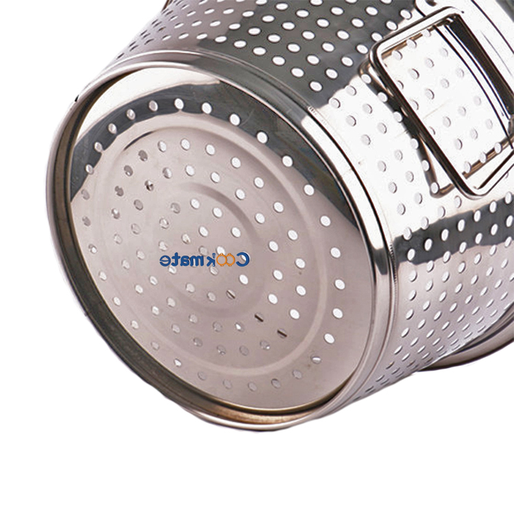 Cookmate Stainless Steel Wire Fruit Basket Food Washing Self-Draining Potato Colander