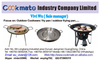 Compact Campfire Dish Outdoor Camping Induction Kitchen Big Fry Pan With 3 Legs