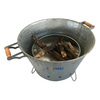 outdoor kitchen cast iron perilla bbq charcoal grill