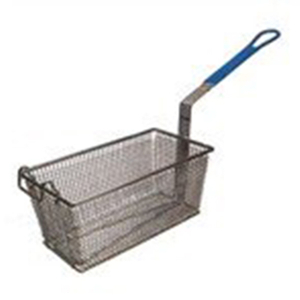 French Fries SS304 Wire Frying Baskets for Dual Tank Commercial Countertop Deep Fat Fryer