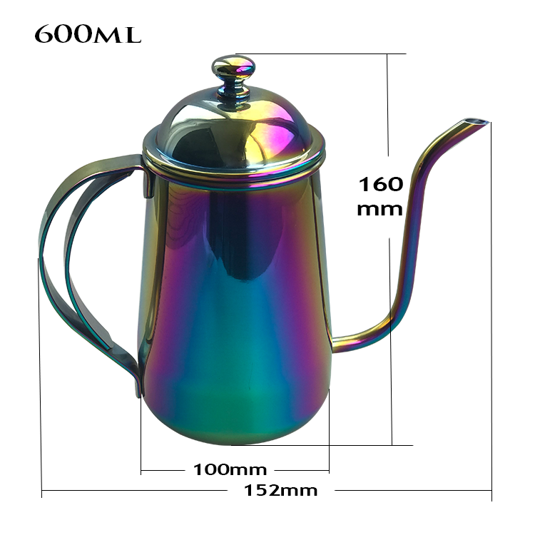 High Quality Gooseneck Coffee Kettle with Precision-Flow Spout For Brew Barista-Standard Coffee Maker