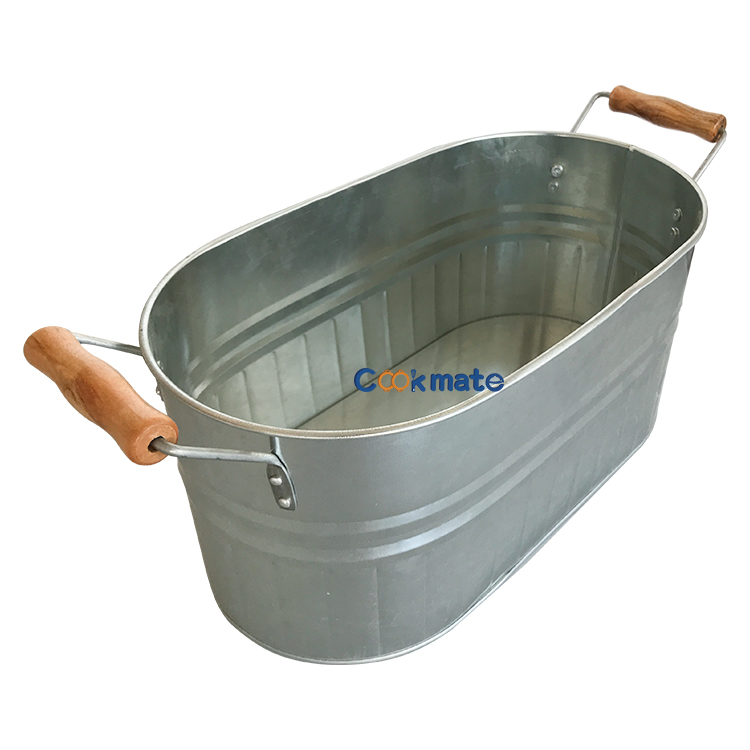 Party Party COLECCIÓN GALVANIZADA OVAL BUBE DE BEBIDA BUBE DE ICE BUBLE