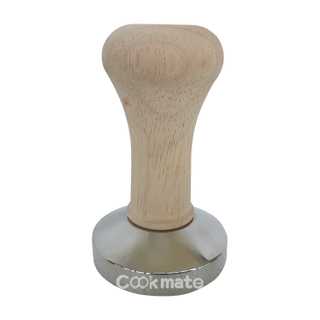Barista Press Stamper Espresso Coffee Tamper with 100% Flat Stainless Steel Base