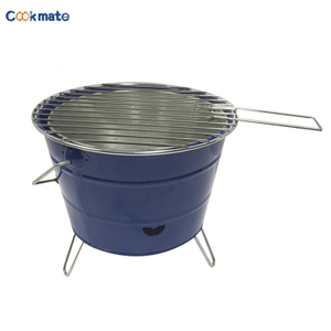 Portable Super Light Weight Indoor And Outdoor Use With Anti-Scald Smoke Barbecue Grill