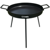 Amazon Hot Sale Die Casting Aluminum Korean Non Stick Ceramic Coated Cookware Round Fry Pan With Legs Outdoor Camping