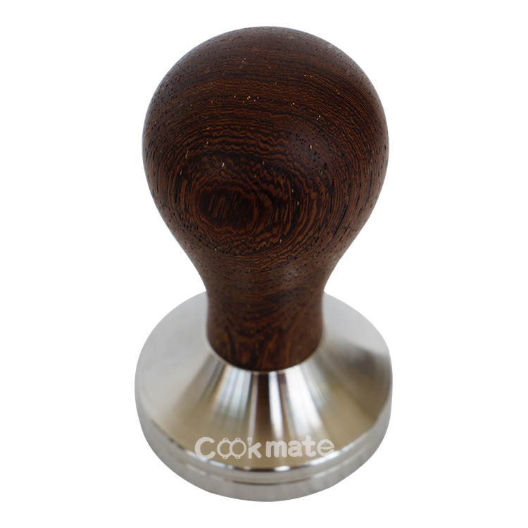 Durable 304 Stainless Steel Calibrated Coffee Tamper with 100% Flat Stainless Steel Base