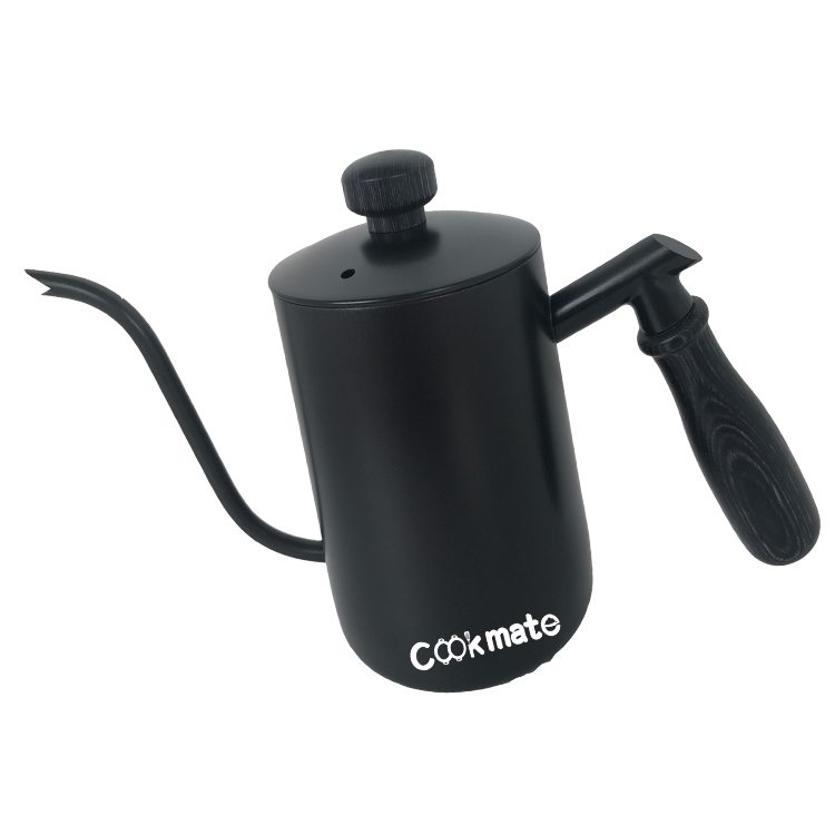 Large Capacity And Durable Black 304 Stainless Steel Tea Pot Gooseneck Coffee Kettle