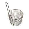 Zero Defects Restaurant Family Commercial Different Size Round Wire Mesh Fry Basket Serving Basket with Handle