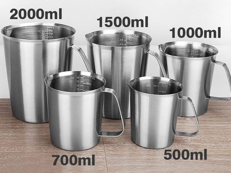 500ml Stainless Steel Coffee Pitcher Milk Frothing Tea Jug