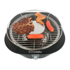 Hot Sale Outdoor Portable Charcoal Grill with Battery Support for Smoke Control