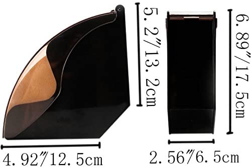 Cookmate Espresso Coffee Filter Holder Hand Punch Coffee Box Solid Paper Storage Stand Fan-shaped Filters Dust Rack