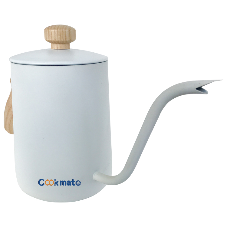 Stainless Steel Gooseneck Baristas And Home Coffee Brewing Enthusiasts Coffee Kettle with Lid