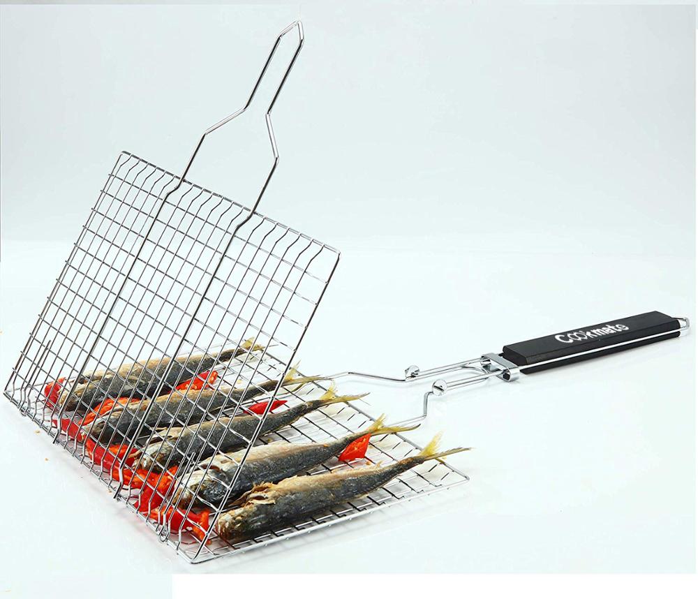 Factory Directly BBQ Grill Grates Wire Mesh Sheet Square Shape Multifunctional BBQ Grills Mesh
