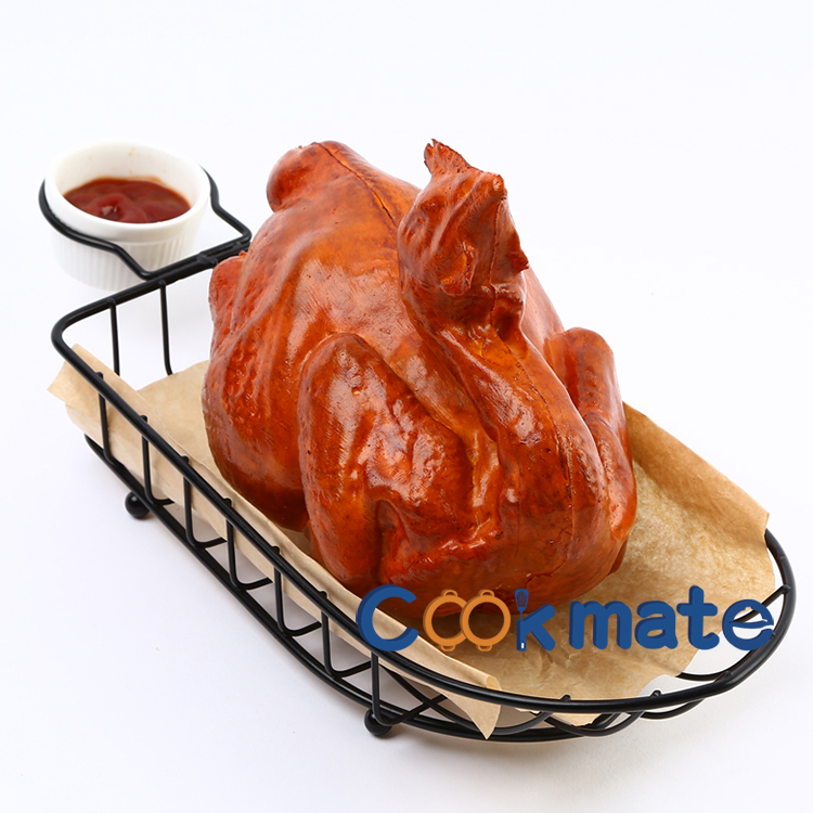 Cookmate black powder coating boat-shaped braid lace frenchfries bread loaf chicken basket baking dishes & pans