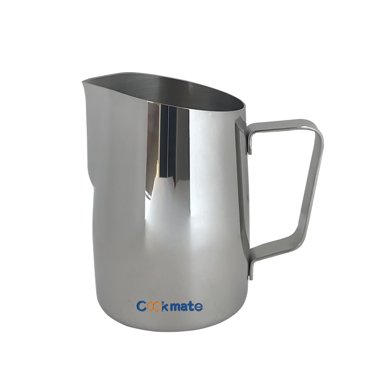 Stainless Steel Coffee Tools Cup Milk Frothing Pitcher Latte Jug With Handle