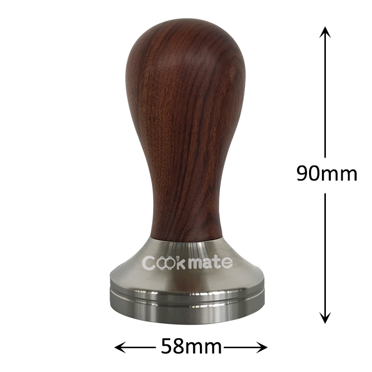 Bar Accessory Wood Handle 304 Stainless Steel Flat Base Pull Espresso Hammer