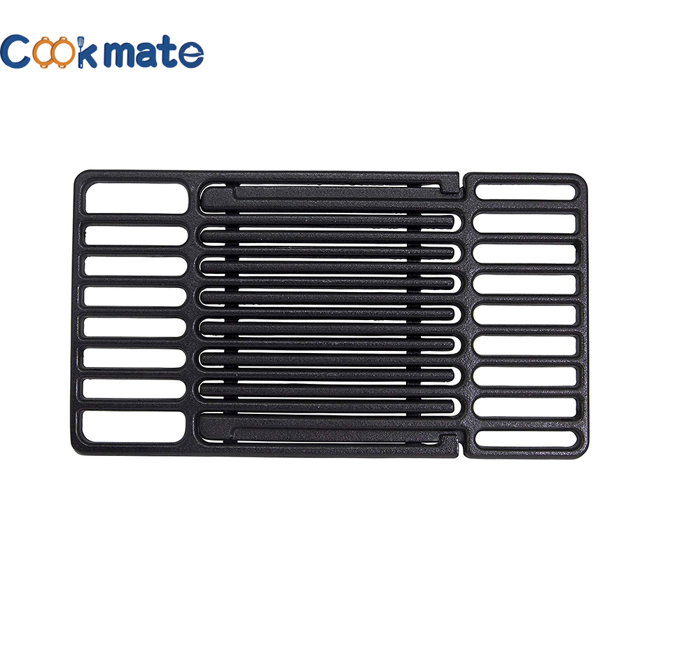 Preseason Porcelain Coated Cast Iron Grates Barbecue BBQ Grill Wire Mesh Net None Stick Toast Mesh