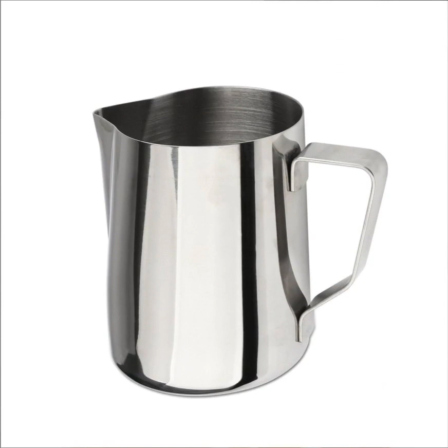 Stainless Steel Milk Frothing Pitcher Cup with Measurement Inside 12 Oz (350ml) for Latte Art Espresso Cappuccino Maker