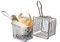 Cookmate small size 304 Stainless Steel Chips Deep Fry Baskets Food Presentation Strainer Potato basket