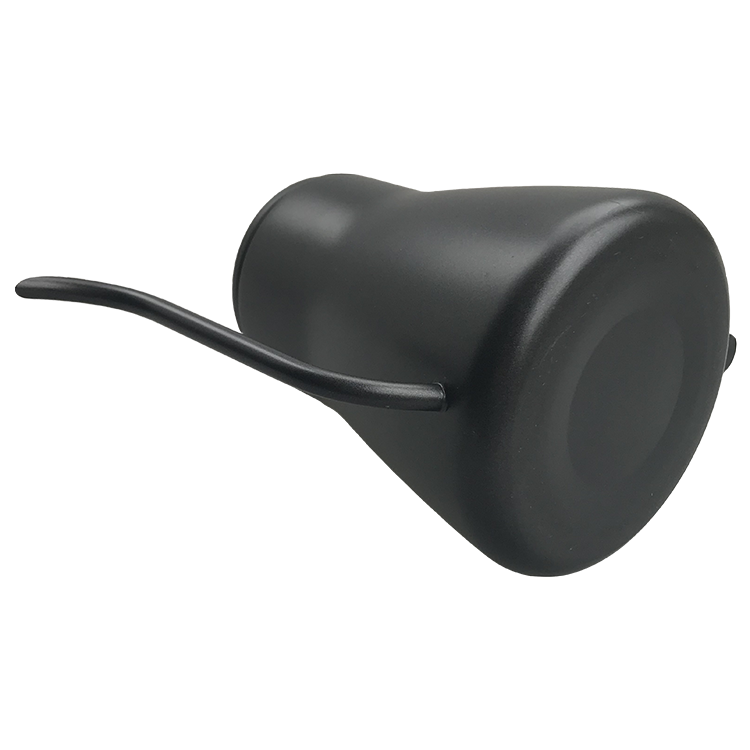 COOKMATE 750ml SS304 Black Pour over Gooseneck Coffee Drip Kettle with Thermometer