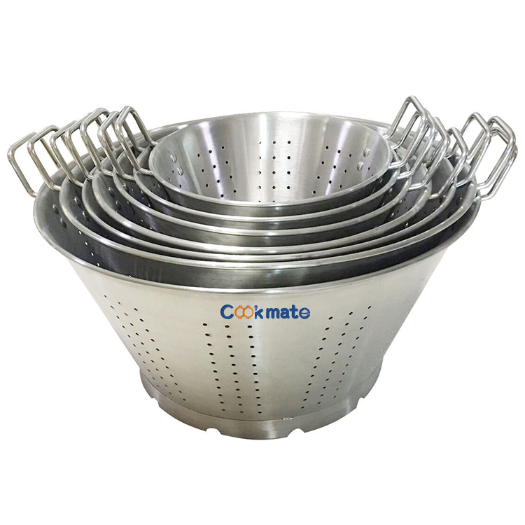 Cookmate Food Strainer Vegetable Drain Basket Stainless Steel Wire Mesh Sieve Colander