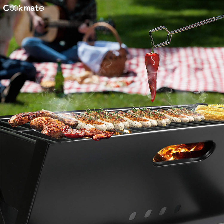 Easy Carrying Household Portable Charcoal Folding Collapsible Outdoor Barbecue Carbon Oven Folding Portable BBQ Grill