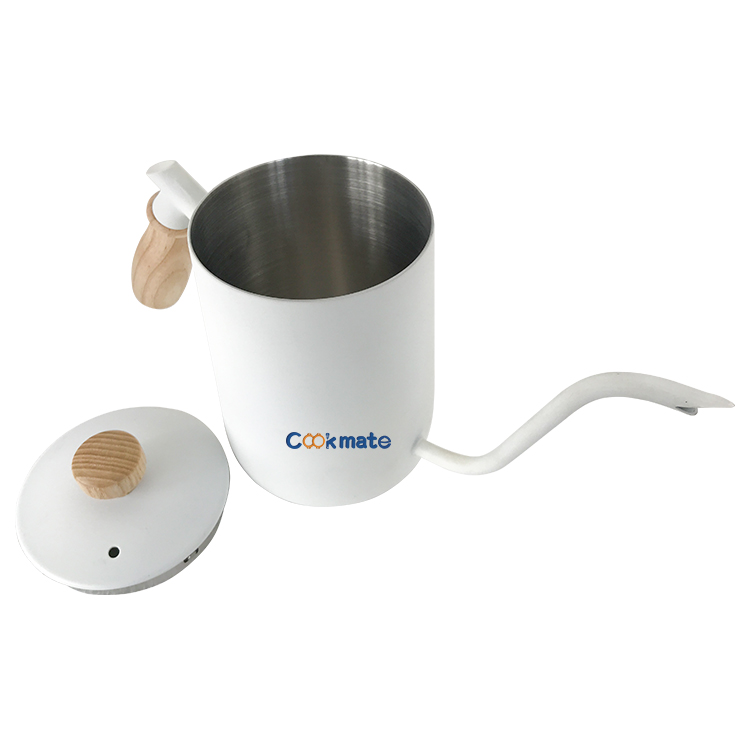 French Style Bar Accessory Stainless Steel Pot Fast Boiling Cappuccino Kettle
