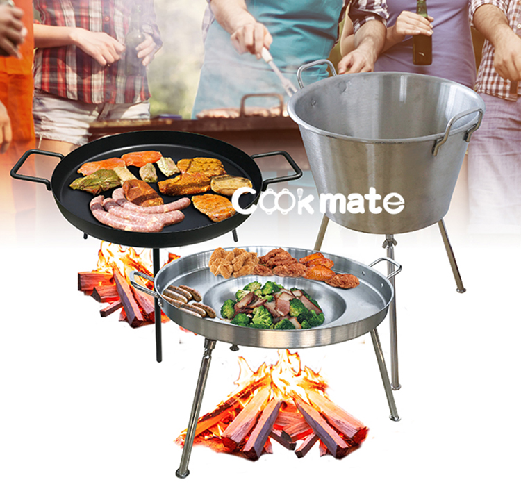 Wholesale Balcony Smokeless Cast Iron Japanese Rotating Portable Charcoal BBQ Grill Grills Wire Mesh Tools Box Set Outdoor