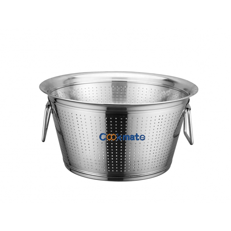 Cookmate Stainless Steel Wire Fruit Basket Food Washing Self-Draining Potato Colander