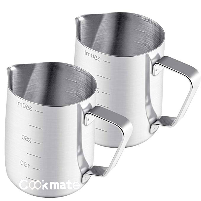 Cappuccino Pitcher Pouring Jug Espresso Cup Creamer Cup for Latte Art Milk Frothing Pitcher