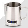 Exquisite Workmanship Elegant 600ml Stainless Steel Milk Frothing Pitcher Jug With Integrated Thermometer